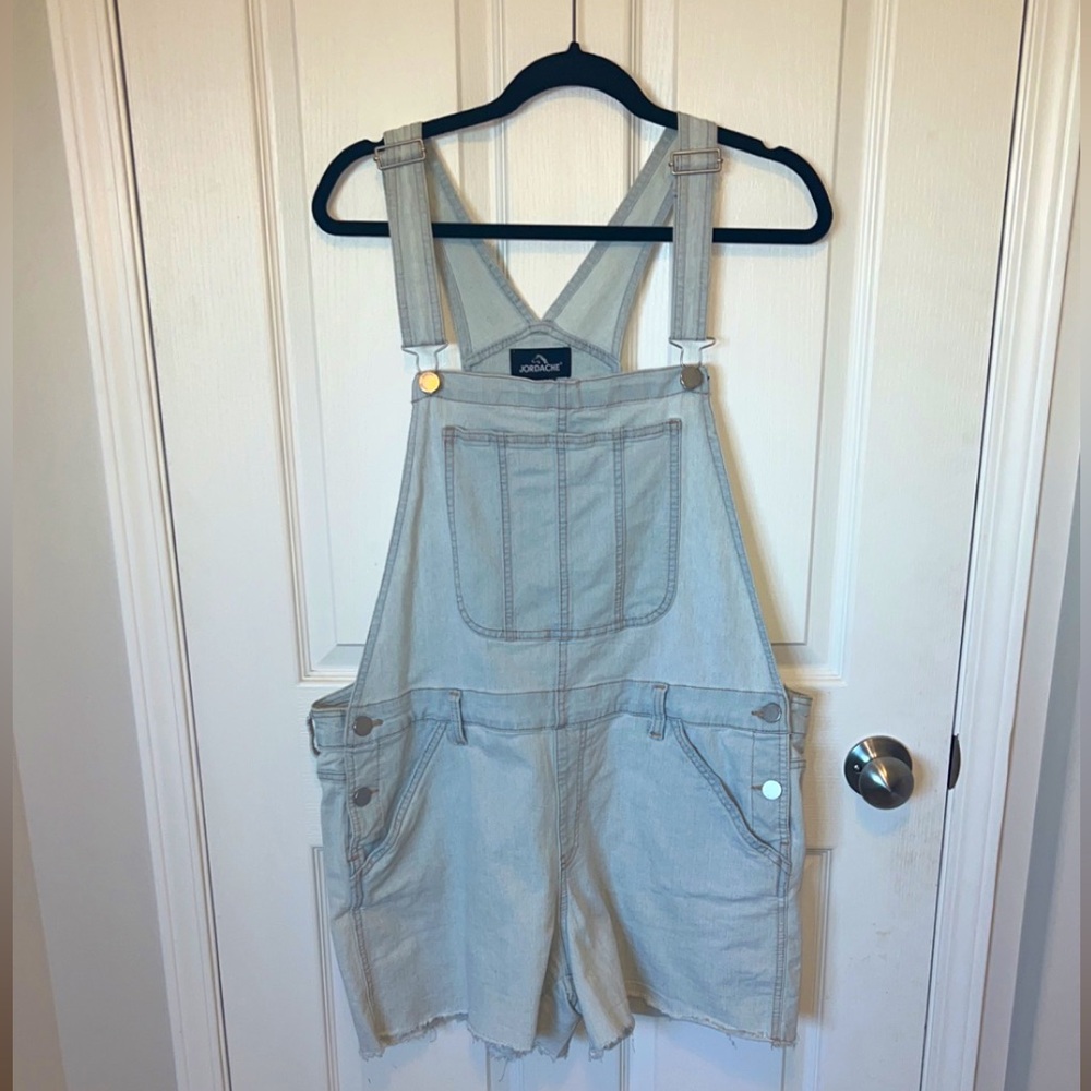 Light Wash Denim Overalls